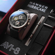 AVI-8 Hawker Hurricane Classic Chronograph Grey Black
