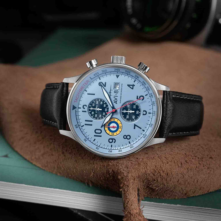 AVI-8 Hawker Hurricane Classic Chronograph Faded Blue