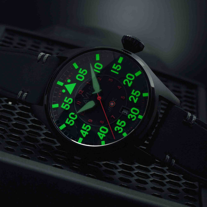 AVI-8 Hawker Hurricane Clowes Automatic Night Reaper Limited Edition angled shot picture