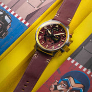 AVI-8 Flyboy Spirit Of Tuskegee Chronograph Brown Red Limited Edition
