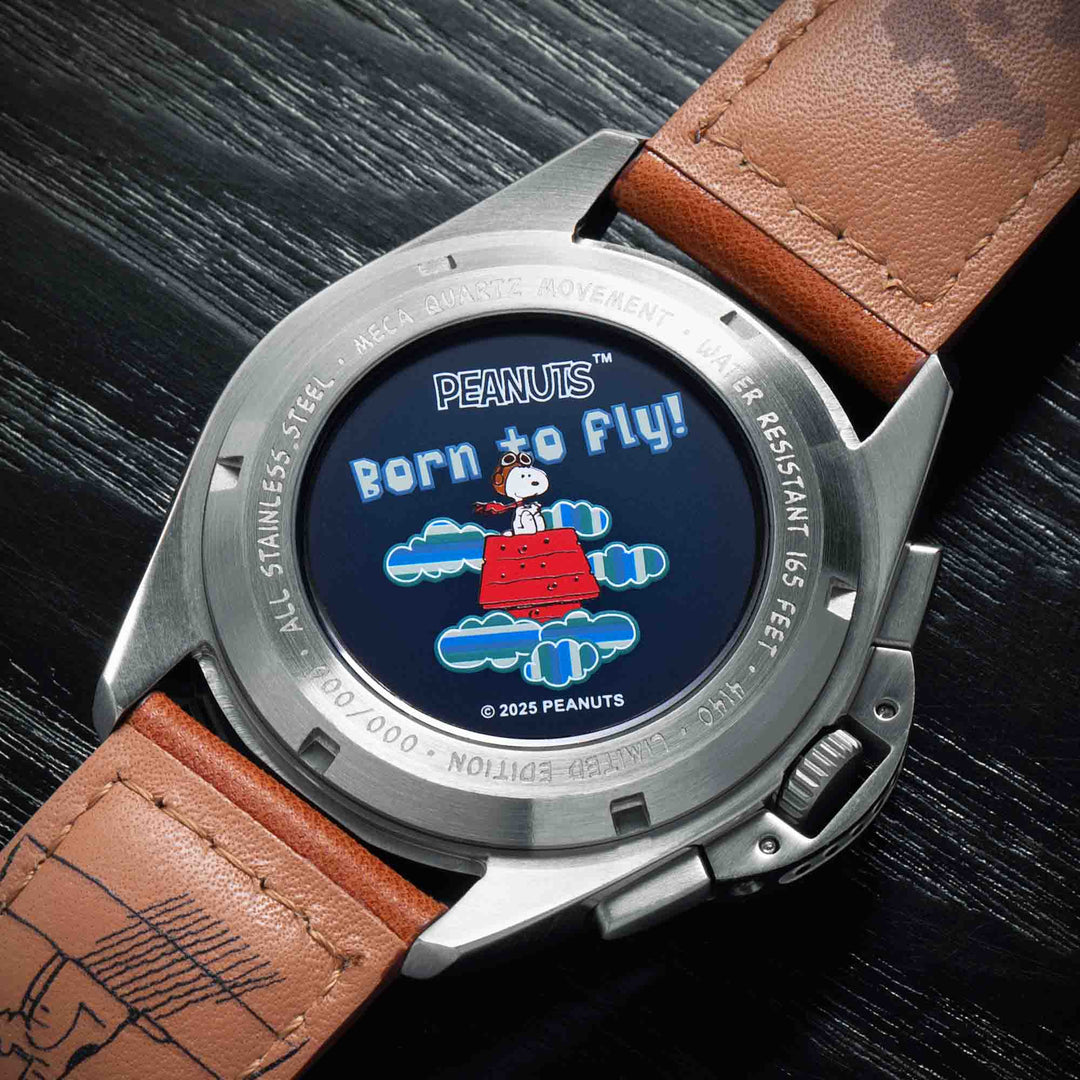 snoopy P-51 Mustang Blakeslee Chronograph Peanuts Snoopy Flying Ace