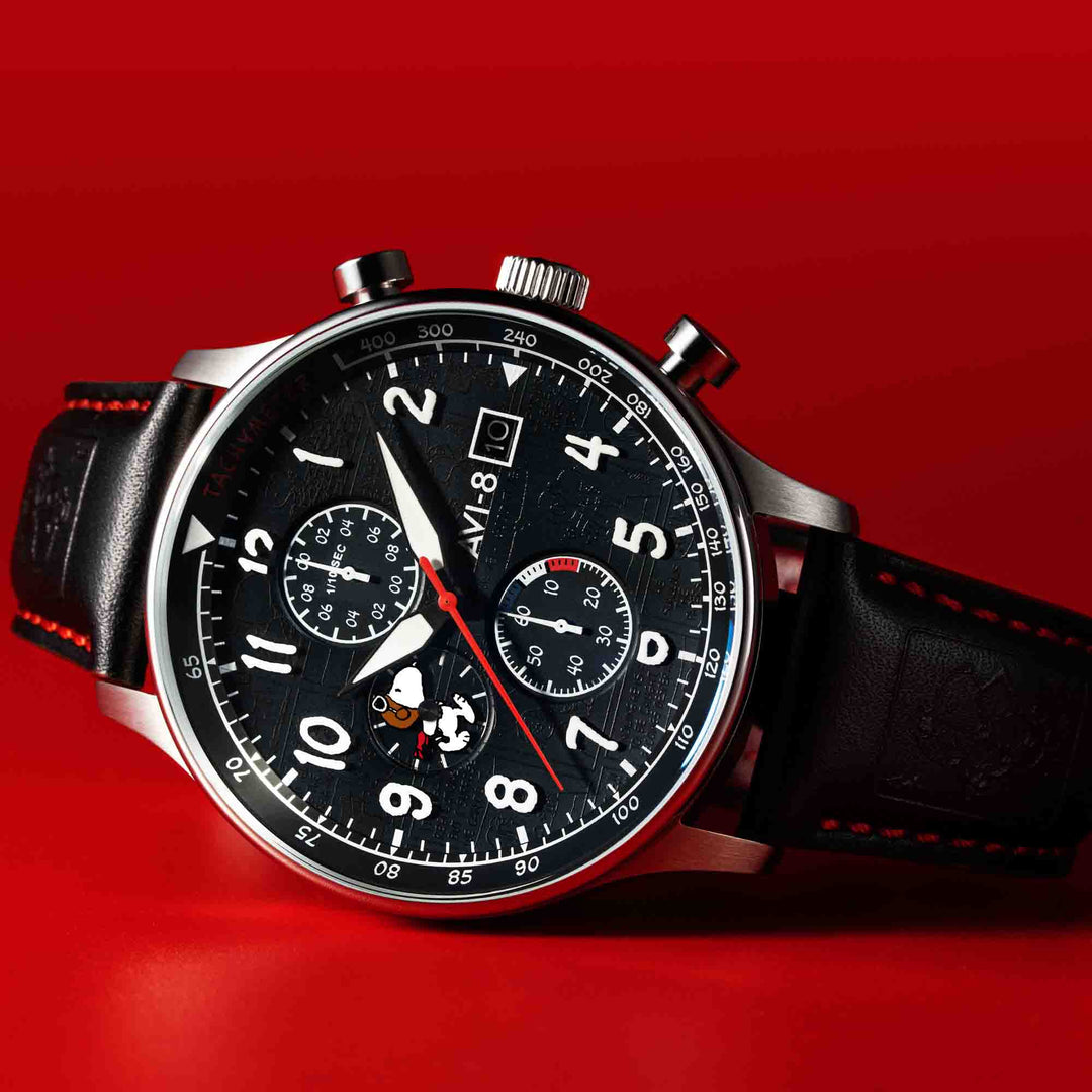 AVI-8 Hawker Hurricane Classic Chronograph Peanuts Snoopy Flying