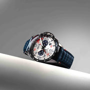 AVI-8 P-51 Mustang Kindelberger Chronograph 85th Anniversary Slipstream Silver Limited Edition