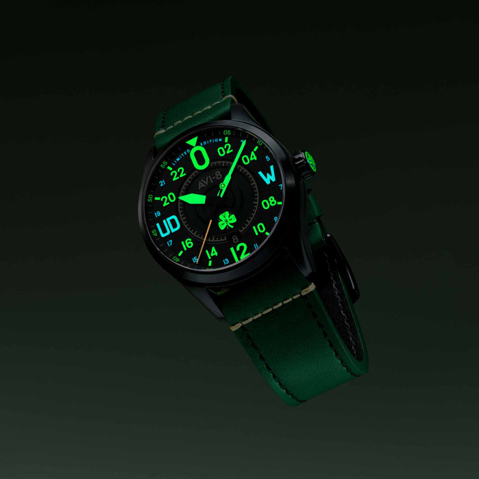AVI-8 Spitfire Smith 24 Hour Automatic Paddy Limited Edition angled shot picture