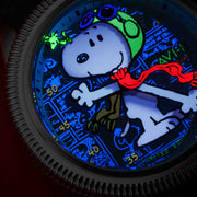 AVI-8 Flyboy Airmaster 40 Meca-Quartz Peanuts Snoopy Flying Ace Camel Brown Limited Edition