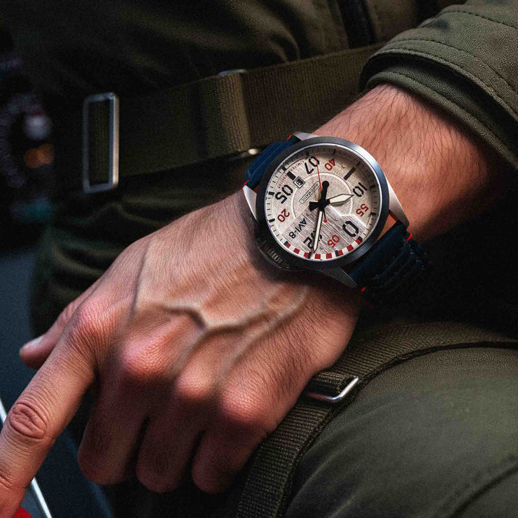 AVI-8 P-51 Mustang Hitchcock Automatic 85th Anniversary Steel Ascent Limited Edition