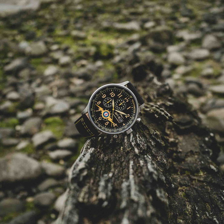 AVI-8 Hawker Hurricane Classic Chronograph Lightning Orange