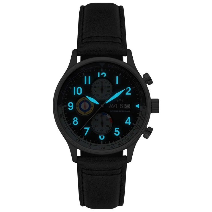 AVI-8 Hawker Hurricane Classic Chronograph Grey Black