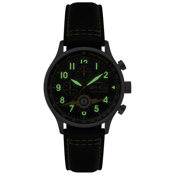 AVI-8 Hawker Hurricane Classic Chronograph Lightning Orange