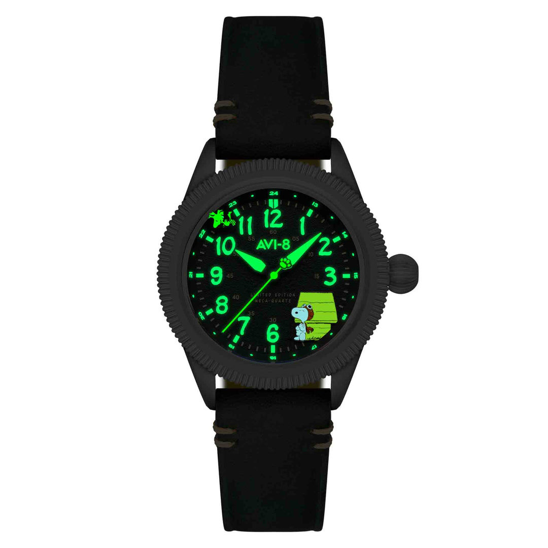 AVI-8 Flyboy Airmaster 40 Meca-Quartz Peanuts Snoopy Flying Ace