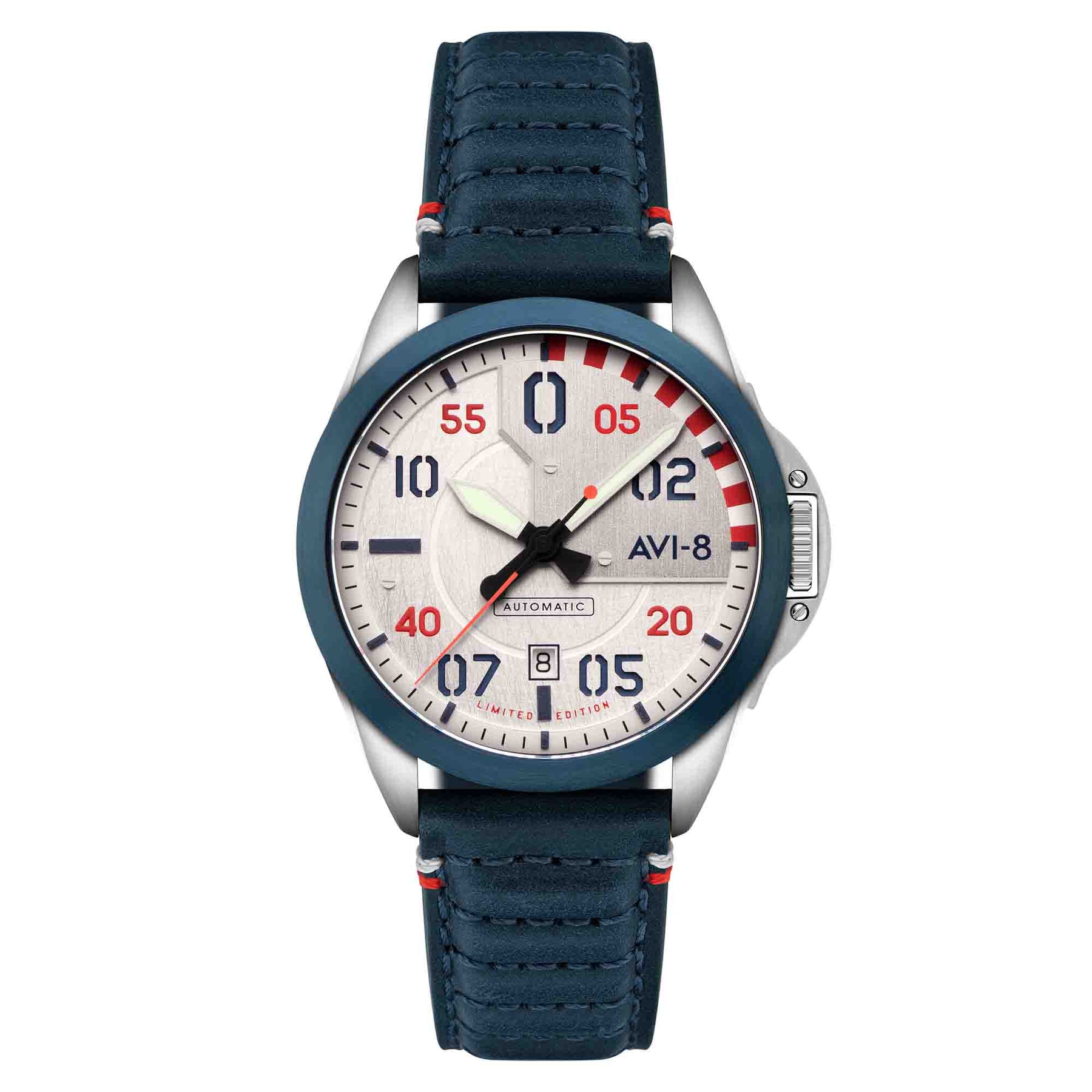 AVI-8 P-51 Mustang Hitchcock Automatic 85th Anniversary Steel