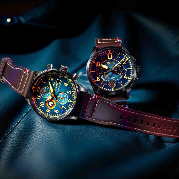 AVI-8 Hawker Hurricane x Spitfire Chrono Set Battle Of Britain 85th Limited Edition
