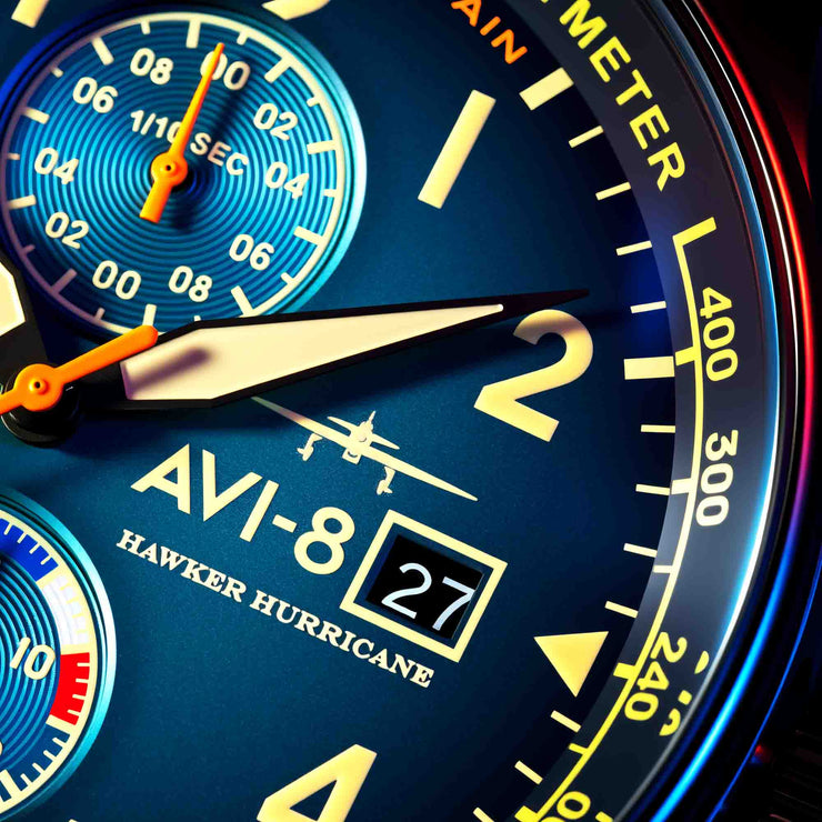 AVI-8 Hawker Hurricane x Spitfire Chrono Set Battle Of Britain 85th Limited Edition