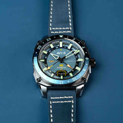 AVI-8 Hawker Hunter Atlas GMT Automatic Retro Blue