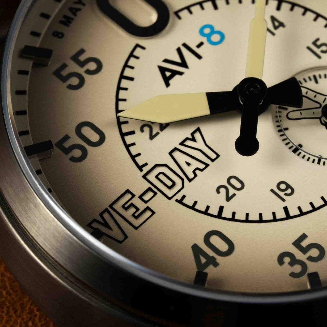 AVI-8 Spitfire Type 300 Automatic VE-Day 80th Valour Canvas