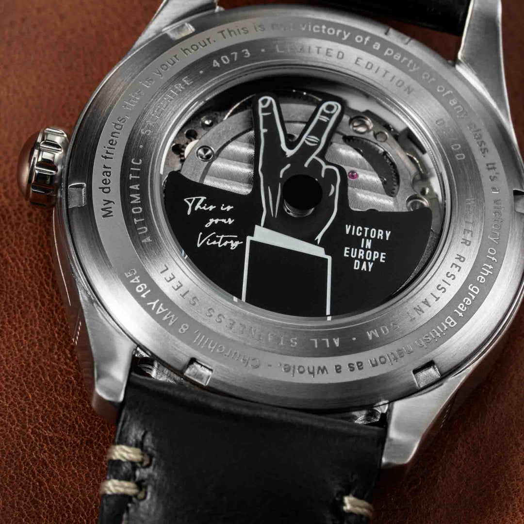 AVI-8 Spitfire Type 300 Automatic VE-Day 80th Valour Midnight AVI-8 Spitfire Type 300 Automatic VE-Day 80th Valour Midnight