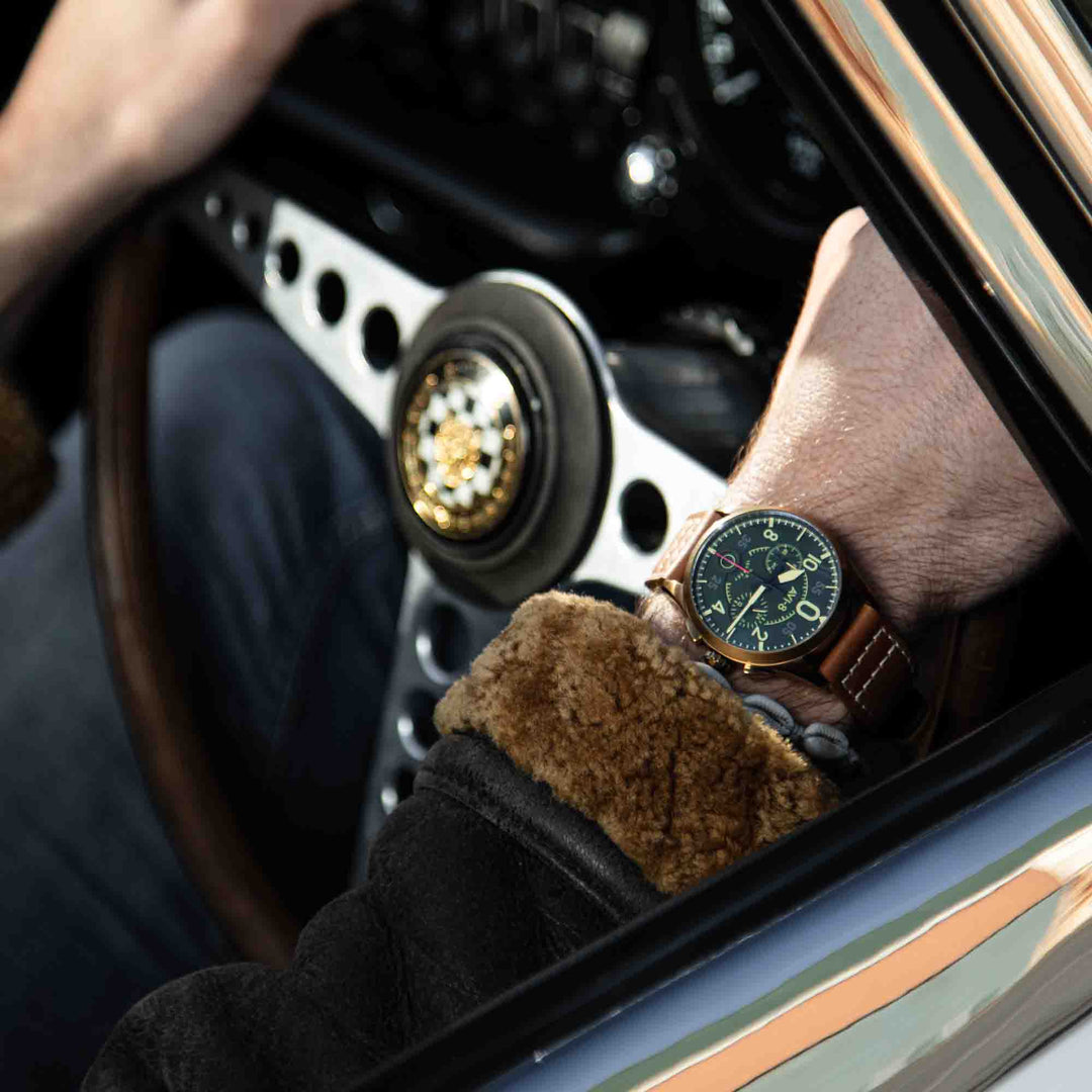 AVI-8 Spitfire Lock Chronograph Midnight Oak – Watches.com