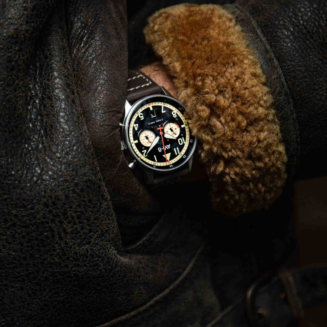 AVI-8 Hawker Hurricane Carey Dual Time Manston – Watches.com