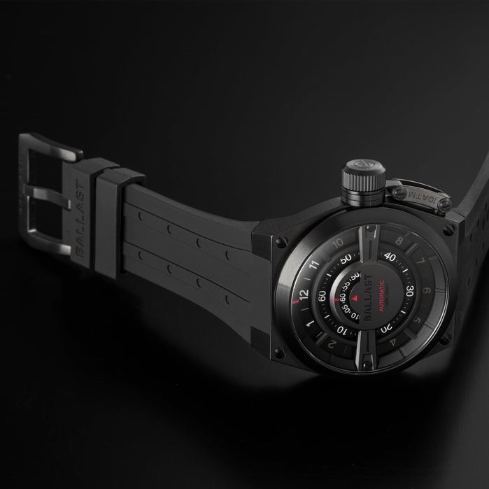Ballast Valiant Gauge Automatic All Black angled shot picture