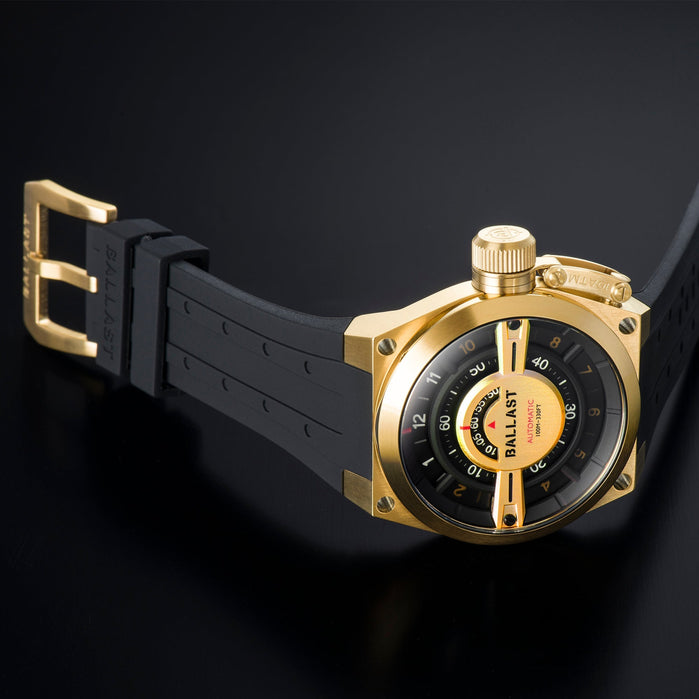 Ballast Valiant Gauge Automatic Tiger Gold angled shot picture