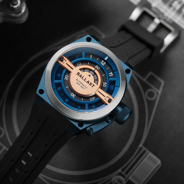 Ballast Valiant Gauge Automatic Electro Blue