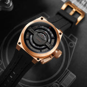 Ballast Valiant Gauge Automatic Rose Gold Black