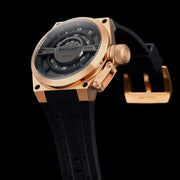 Ballast Valiant Gauge Automatic Rose Gold Black