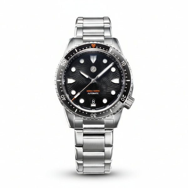 Zelos Mako Automatic 500M Diver Steel Orange | Watches.com