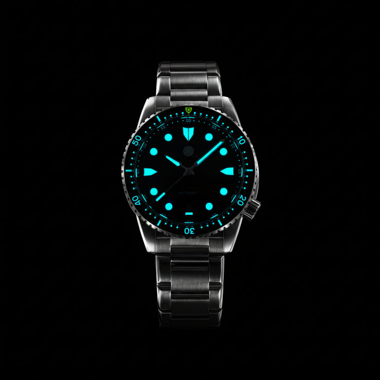 Zelos Mako Automatic 500M Diver Steel Orange | Watches.com
