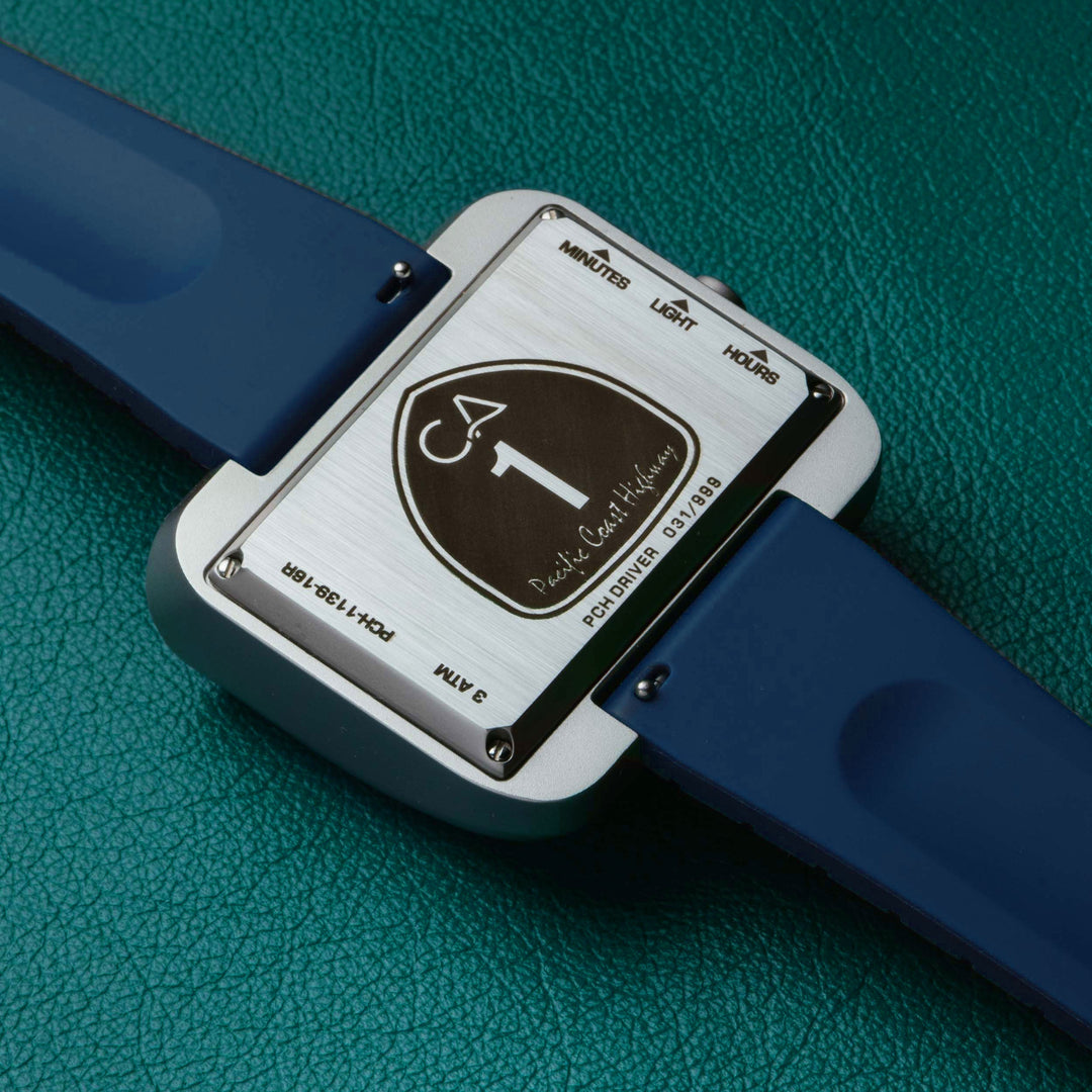 California Watch Co. PCH Driver Jump Hour Forest Green | Watches.com