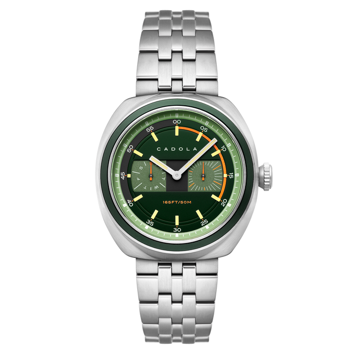 Cadola Giulia Calendar Shade Green angled shot picture