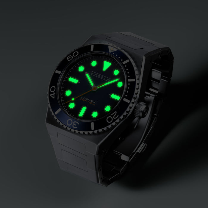 Cadola Farina Automatic Indigo Haze angled shot picture