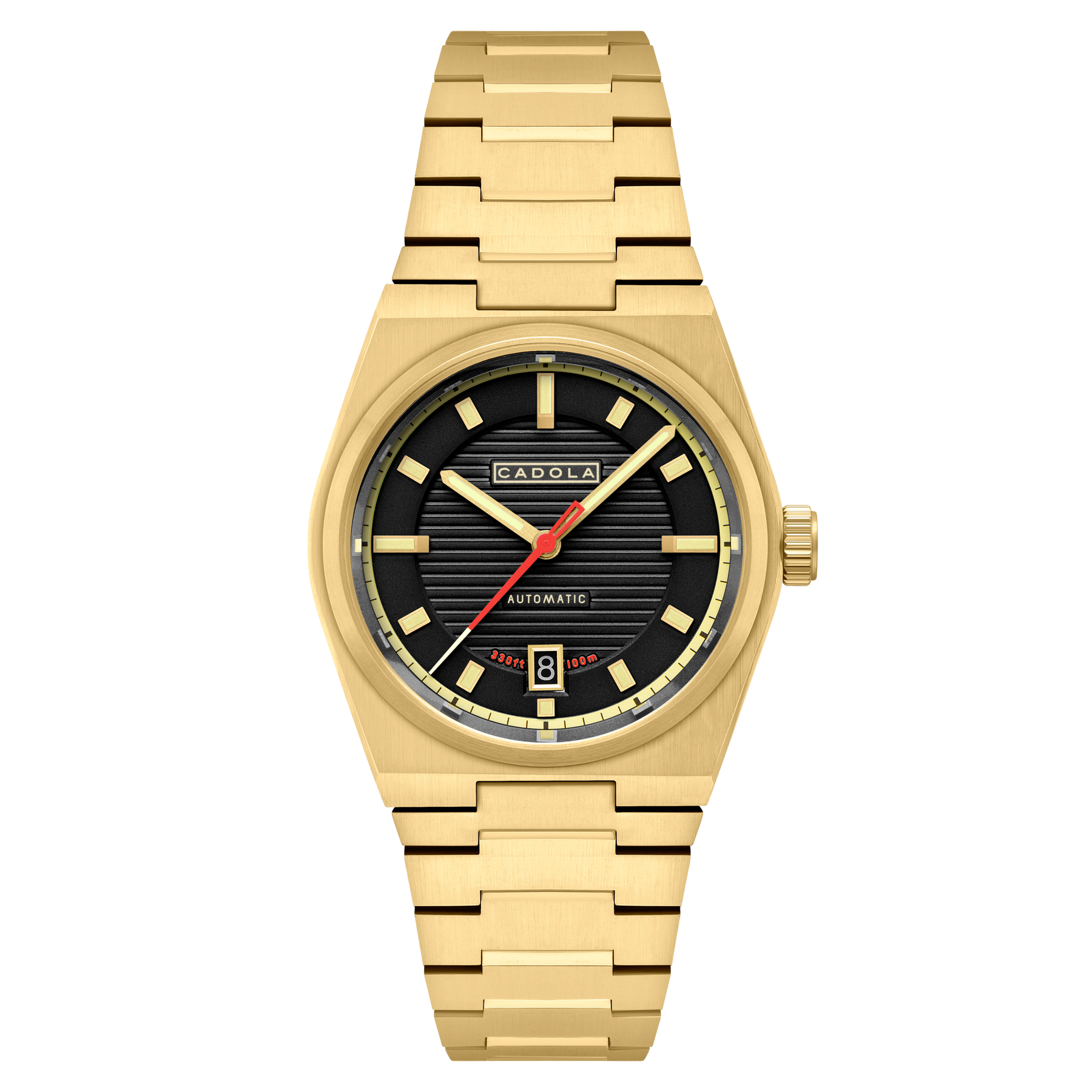 【スイス製】シャルル・ペリン腕時計ゴールド タングステン/セラミック/czダイヤ Cadola Lydden Hill Automatic Grille Gold | Watches.com