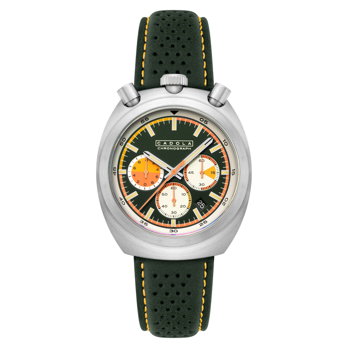 Cadola Testa Di Toro Chronograph Speedster Green angled shot picture