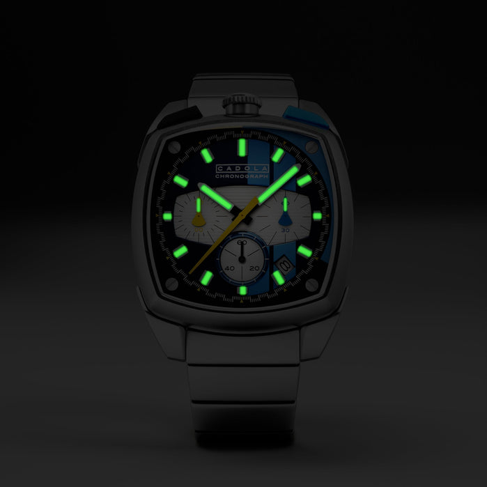 Cadola Taurus Chronograph Circuit Blue angled shot picture