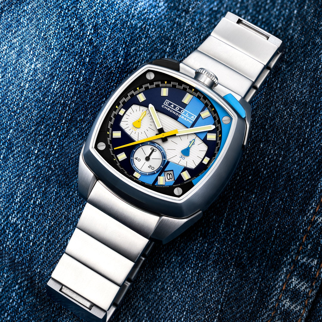 Cadola Taurus Chronograph Circuit Blue – Watches.com display picture 1