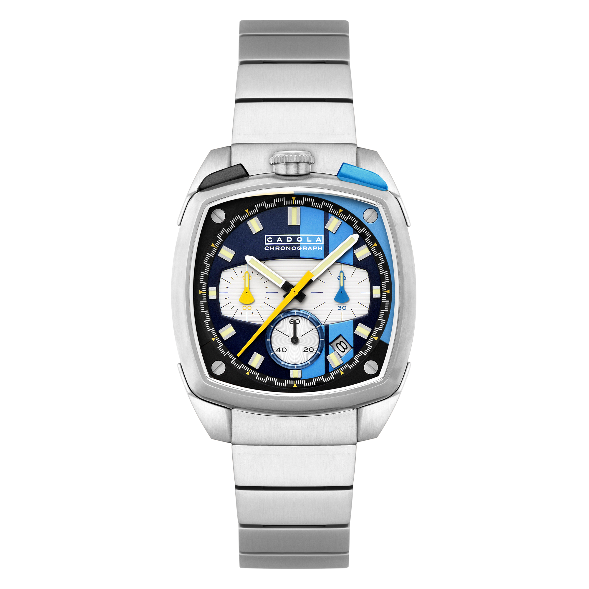Cadola CD-1051 Racing Chronograph Quartz 42mm Blue Dial NEW BATTERY Watch CD-1061-33-MS05.jpg?v=1750902598 main image 3