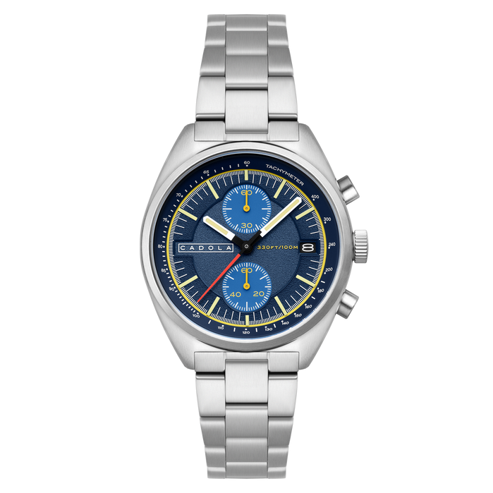Cadola Slipstream Chronograph Blue Drift angled shot picture