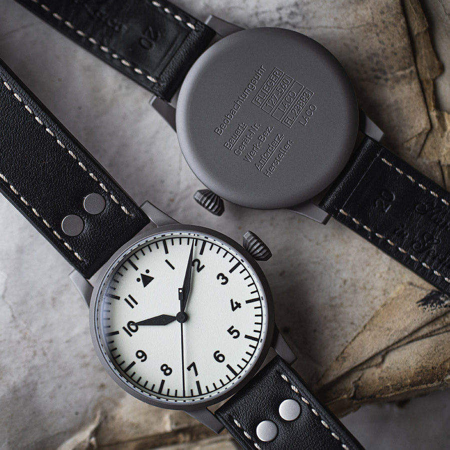 Laco Pilot Watch Original Venedig 42mm Black – Watches.com