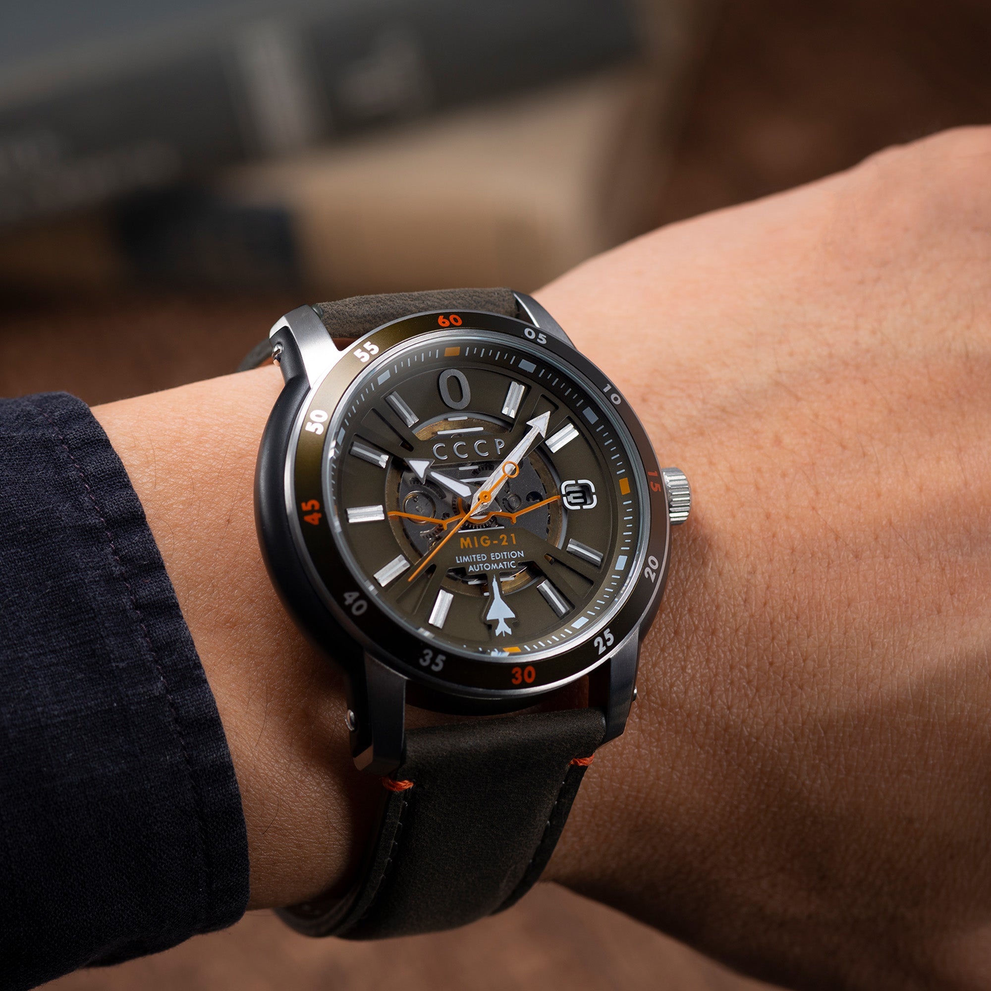 CCCP MIG-21 Automatic Green Limited Edition | Watches.com