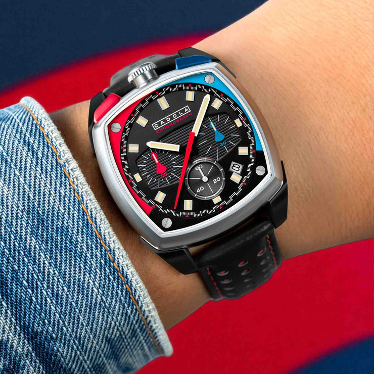 Cadola Taurus Chronograph Sleek Racer Black