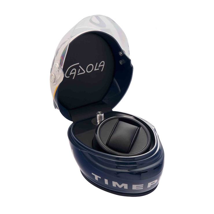 Cadola DFV-Cosworth Automatic Nigel Blue Helmet Watch Winder Set