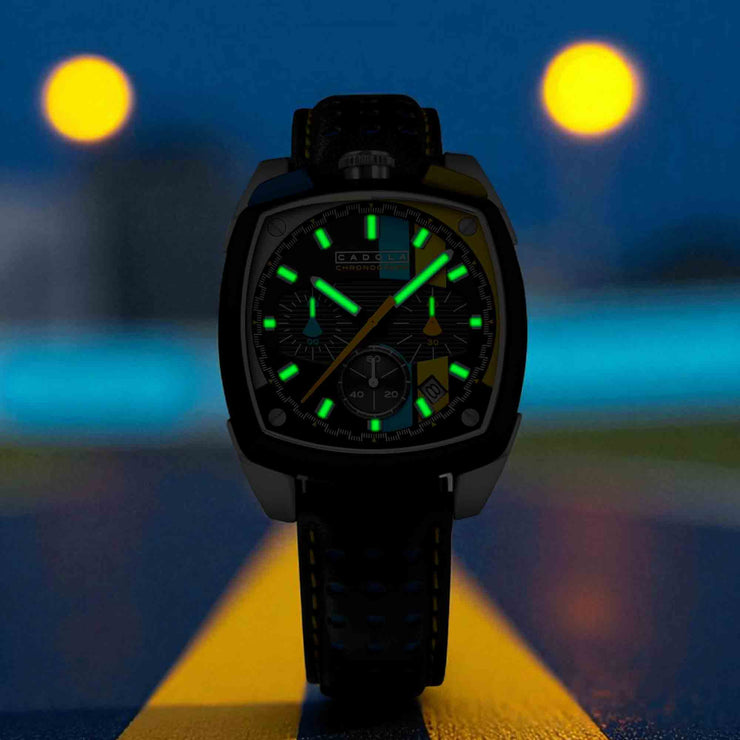 Cadola Taurus Chronograph Circuit Noir