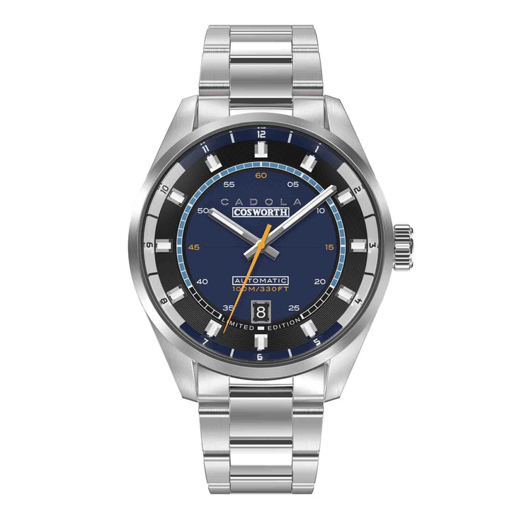 Cadola DFV-Cosworth Automatic Nigel Blue Helmet Watch Winder Set