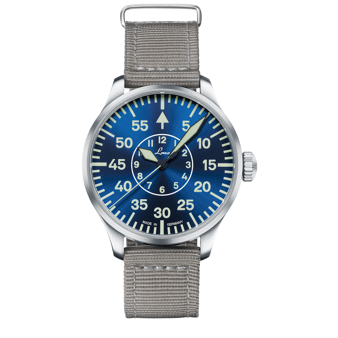 achan　0605 Laco Aachen Blaue Stunde 42mm Nylon Blue – Watches.com