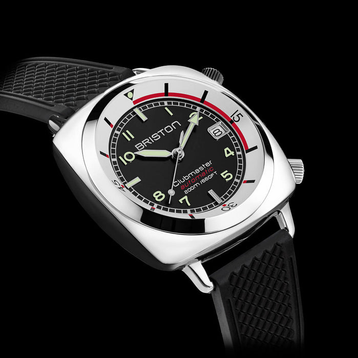 Briston Clubmaster Legend Compressor Automatic Steel Black angled shot picture