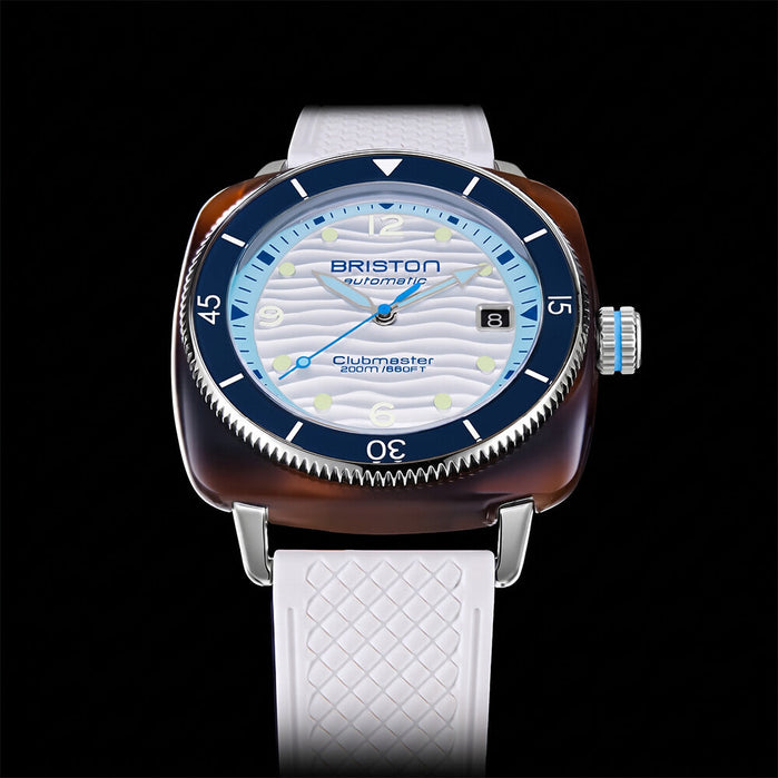Briston Clubmaster Legend Diver Ocean Automatic White angled shot picture