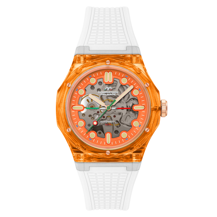 Dominatore Del Mare Ravello Automatic Sunset Orange angled shot picture