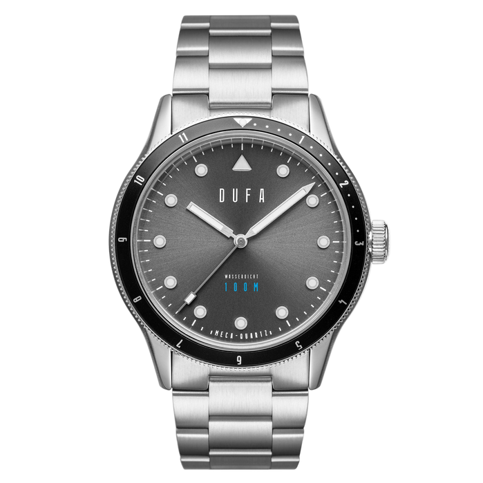 DuFa Tauchen Meca Quartz Slate Grey angled shot picture