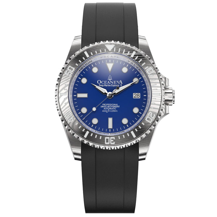 Oceaneva Deep Marine Explorer II Damascus Blue Limited Edition